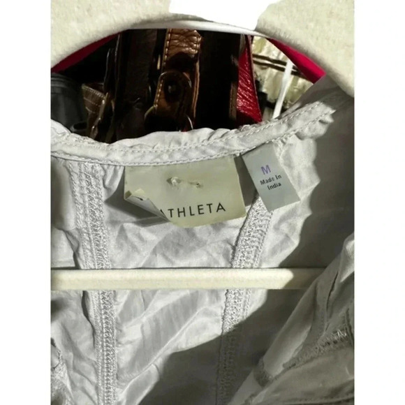 Athleta gray‎ Long Sleeve Full Zip Hoodie Size M - Picture 3 of 4